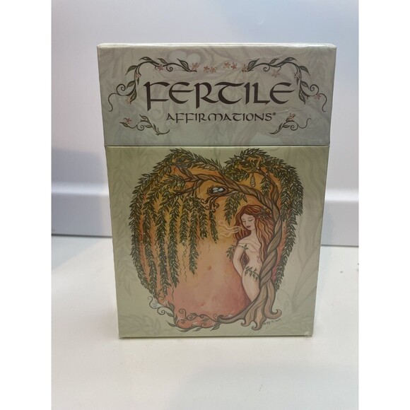 Fertile Affirmations Boxed Affirmation Card Set by Windy Ezzell - Picture 1 of 3